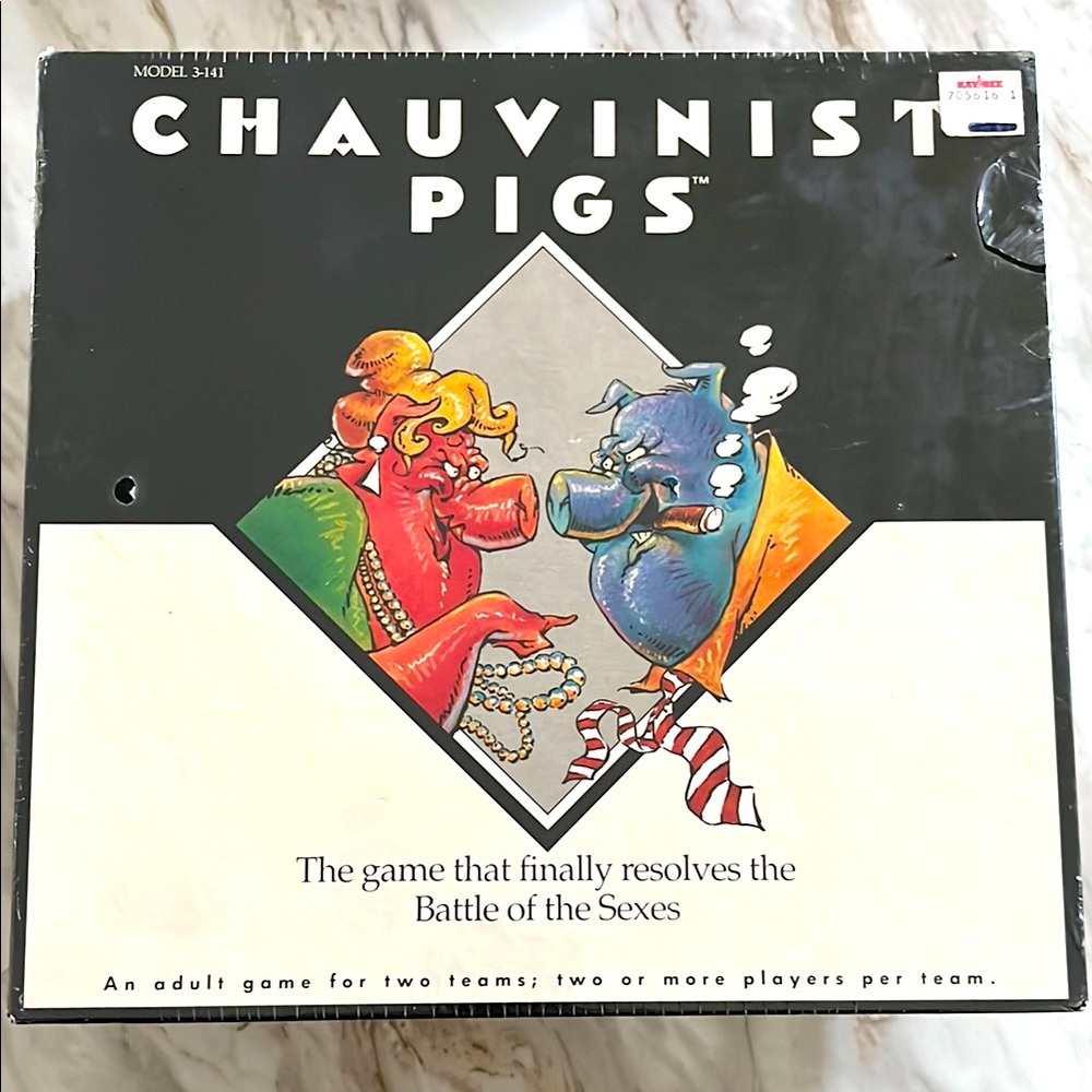 NEW/UNOPENED Chauvinist Pigs Adult Game NWT